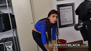 Hot Brunette Teen Rides Massive Cock in Storyline