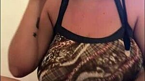 Latina Prostitute Teases with Big Tits and Vibrator Play