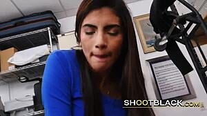 Hot Brunette Teen Rides Massive Cock in Storyline