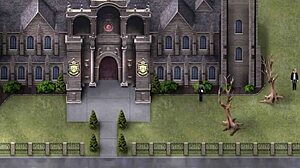 Petite girl sucks cock intensely in cartoon