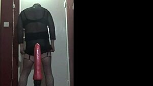 Bisexual Crossdressing Sissy Mark Wright Wants To Sit On Your Cock And Ride It Like This Dildo