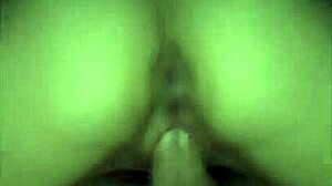 Blond teen with perfect ass twerking on cock