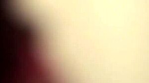 two teen lesbians play with camera in bedroom