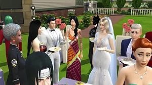 superman and supergirl hentai wedding drama - broken heart for cuckold hubby... damn! 💔