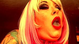 Chubby brit domme tina snua smokes a superking cigarette while talking