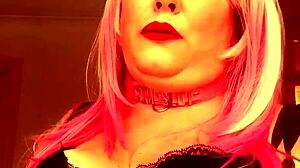 Chubby brit domme tina snua smokes a superking cigarette while talking