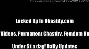 two princesses, lock you up in chastity for humiliation