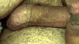 Intensely devouring cuckold's wife's tight ass