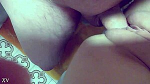 Intimate moments with a partner in private setting