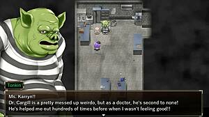 Karryn's Rough Threesome With Slime Monster