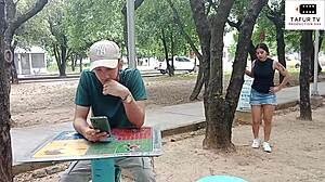 Stepmom catches me skipping school, punishes with hard fucking and creampie