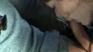 i suck a monster cock in the car, risking getting caught