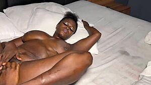 Ebonny Bitch Rides Monster Cock in Wild Quickie