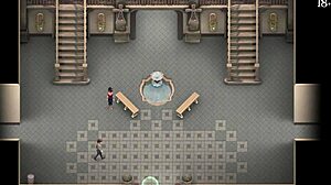 Petite girl sucks cock intensely in cartoon