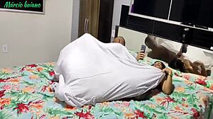 Masturbating to entice husband for all-night sex