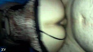 he grabs her round ass and fucks it nicely, making her moan with pleasure in this intense session.