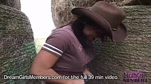 Cowgirl Strips Bare on Stranger’s Farm Now!