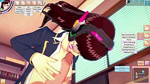 D.Va Gets Fucked Hard In The Room!