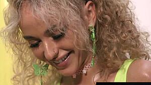 Geisha Kyd acts slutty behind scenes at photoshoot