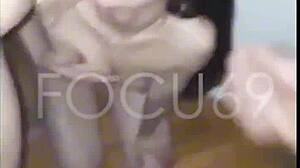 Doble anal en trio con facial