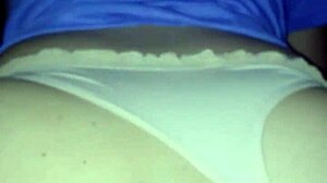 Latina wife fucks in quarantine thong