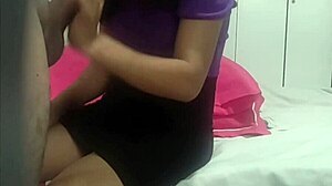 mini skirt babe sucks yummy and ends up all wet