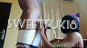 chubby neighbor squirts on huge cock creampie! homemade japanese wife action