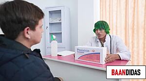 Dr. Anal Rescues Bandit Greta from Her Ass Mishap