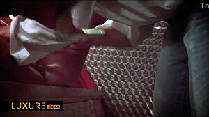 This babe is giving a hard anal session in the toilet with fingering and assfucking