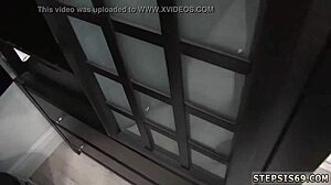 Watch the Suspended Step Sis Give Explosive Blowjob!