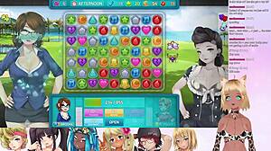 Vtuber LewdNeko Plays HuniePop 2 Double Date in Wild Group Action Part 3