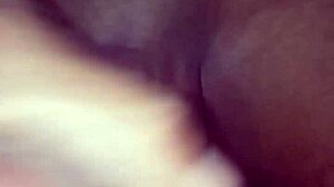 That huge cumshot from the black guy landed right on my belly, feeling so interracial and intense