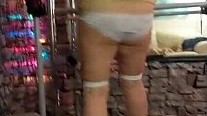 Hotwife Steffi Dances Pussy In New Year Homemade Video