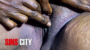 I fucked my ebony girlfriend's big ass before work.