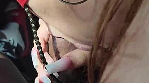 Teen Sucks And Rides Monster Cock Sloppily