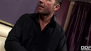 Young Anal Goddess Rosee Enjoys Group Fun With Two Guys