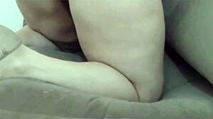 latina caught in intense anal session