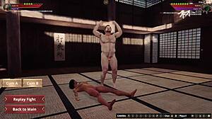 I fught Meigui nakid in 3d, she deepthroats me rough