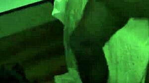 Chocolate girl enjoys big black cock in threesome.