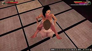 I fught Meigui nakid in 3d, she deepthroats me rough