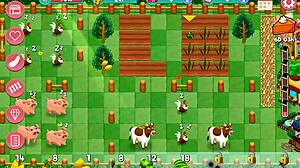 Nutaku Booty Farm Hentai Game Part 22 features brunette and blonde milfs on a ranch with fantasy elements.