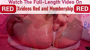 ¡Acción a pelo con tranny petite! ¡Facial POV a shemale pelirroja!