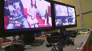 3 Way Porn: Tori Black & Isis Love Tackle BBC in Hot 3some