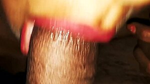 Susy Sucking for Hot Cum on Sexy Lips