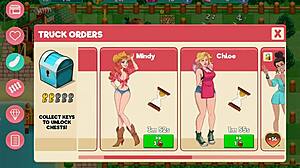 Nutaku Booty Farm Hentai Game Part 22 features brunette and blonde milfs on a ranch with fantasy elements.