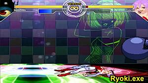 kuromaru fights lilith queen of fighters anime