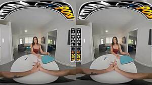 virtual porn french anal lesson with cassie del isla in vr, oops