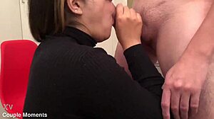 safada swallows cum from blowjob and cumshot