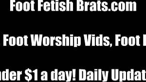 In this BDSM session, I worship your feet for yoga instructions