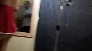 Watch the Brunette Suck Dick and Take Anal at Christmas!